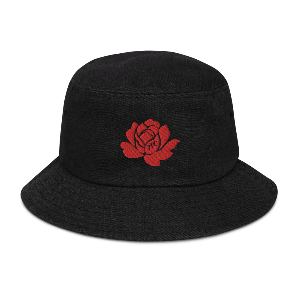 Our Black and Rose Bucket Hat will give you those summer vibes! This trendy piece is a perfect addition to your streetwear or casual collection.