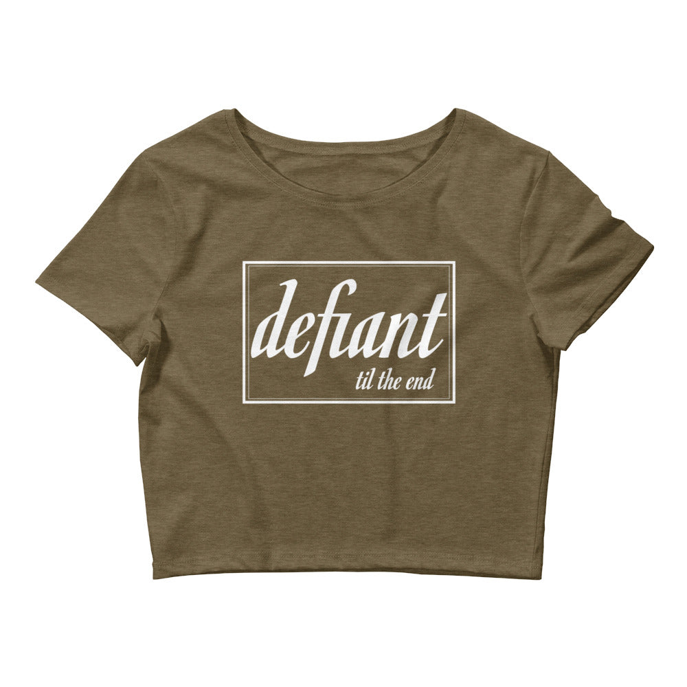 Get that Vicious Babe vibe and do it all in our Defiant crop tee. Slay that workout and the look with our favorite piece!