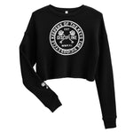 Load image into Gallery viewer, Women&#39;s Discipline Cropped Sweatshirt - Black
