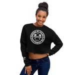 Load image into Gallery viewer, Women&#39;s Discipline Cropped Sweatshirt - Black
